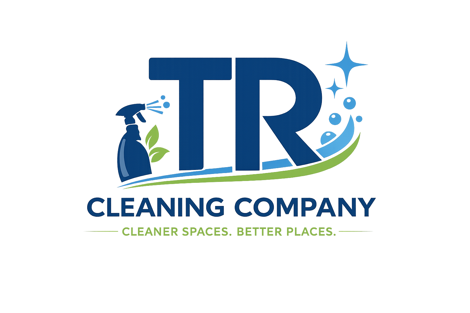 TR Cleaning Company Logo